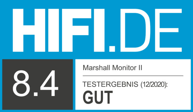 HIFI.DE Testsiegel für Marshall Monitor II